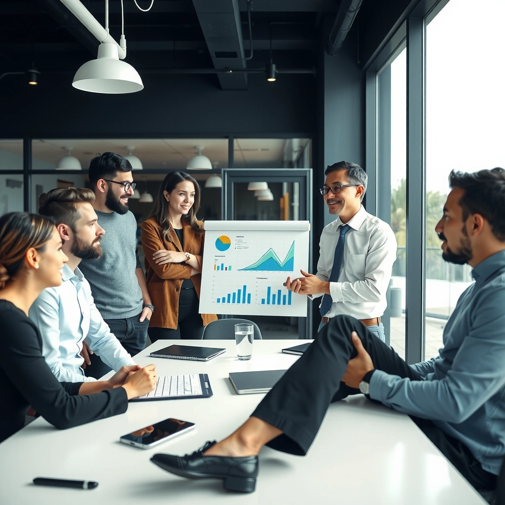 Marketing consultation and strategy meeting